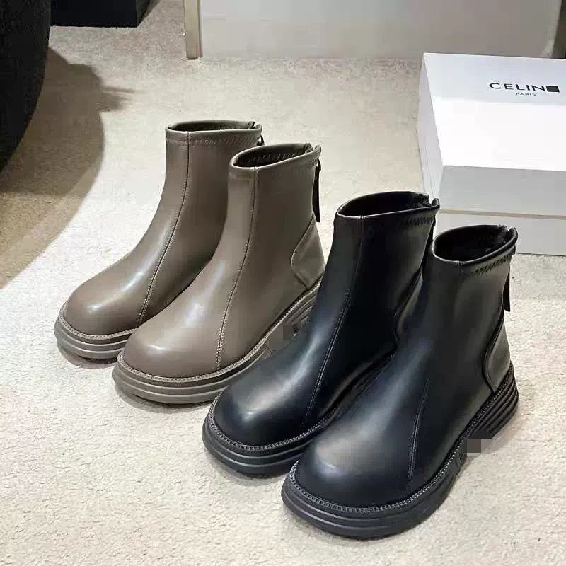 巨舒适～平底弹力靴瘦瘦靴短靴显瘦～洋气百搭3220H7