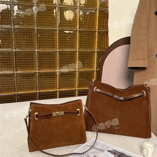 秋冬爆款磨砂真皮凯莉托特包复古百搭单肩斜挎包