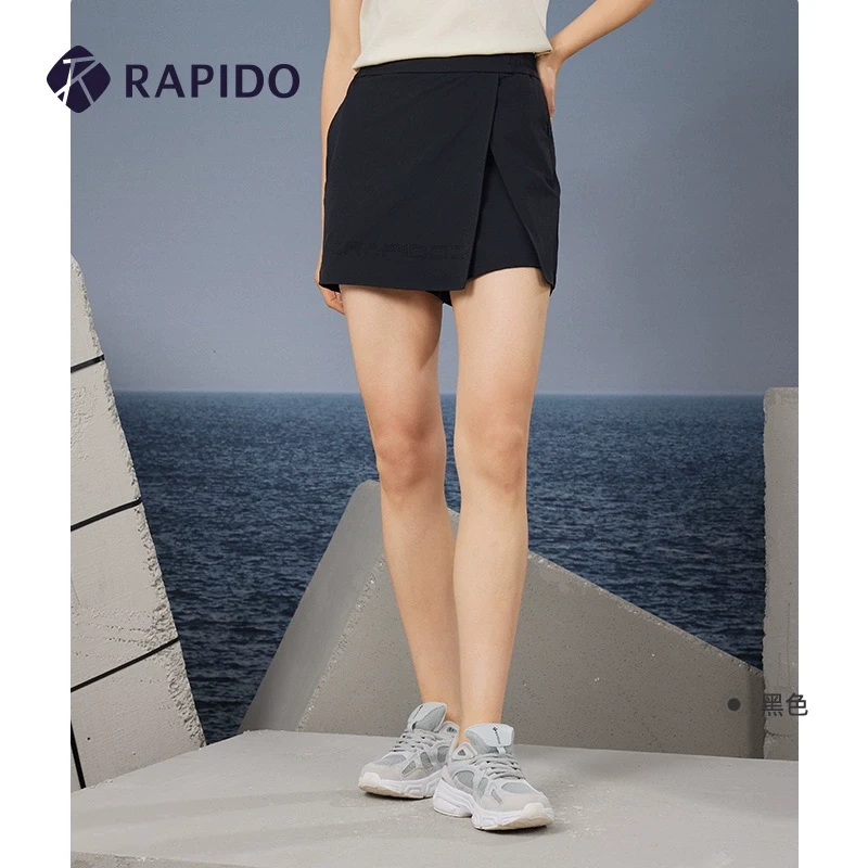 RAPIDO雳霹道春夏新款女士竖纹裙裤休闲运动半身裙CP4325S01