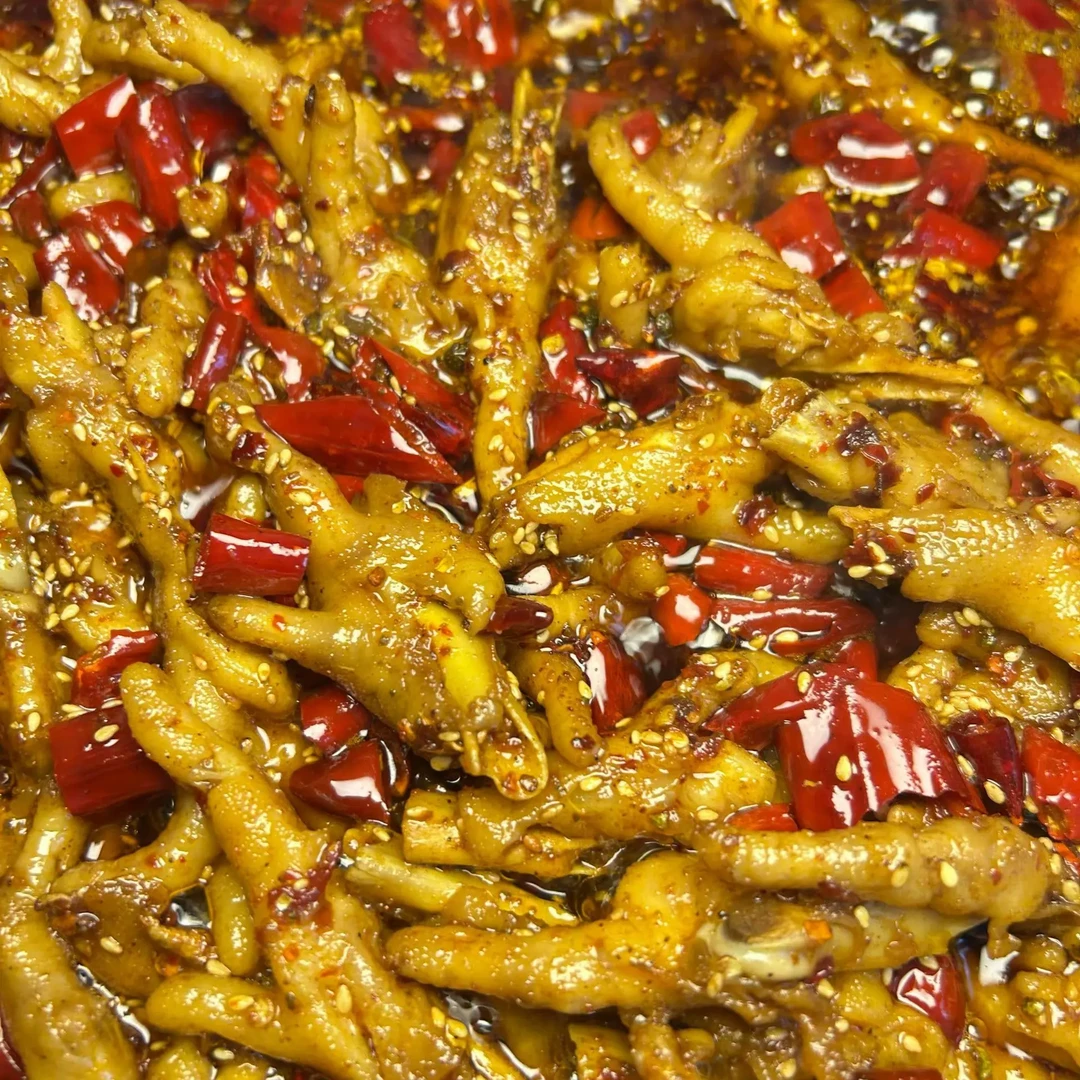 四川自贡麻辣冷吃鸡爪即食卤味零食