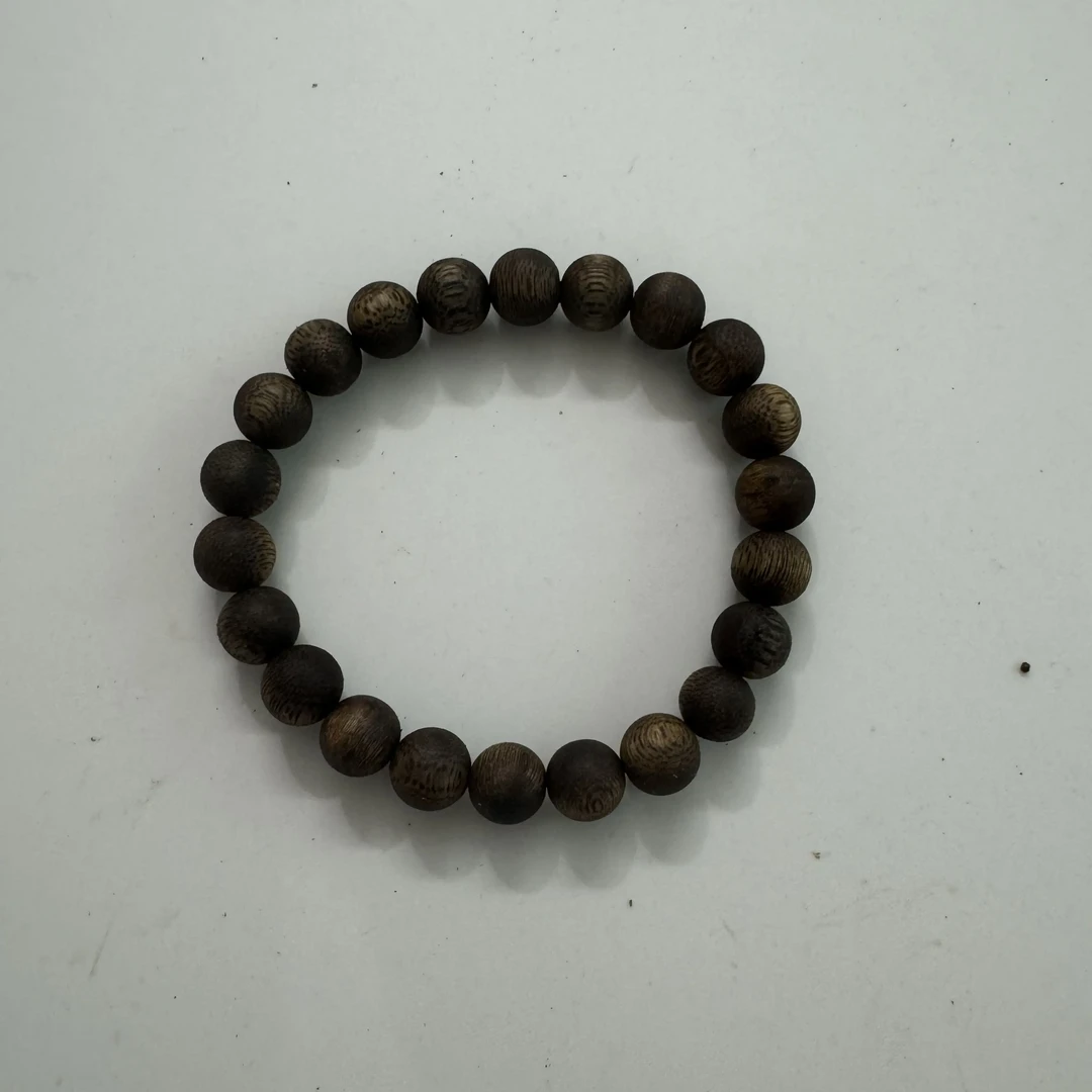 沉香奇楠9mm圆珠单圈手串多样性发一