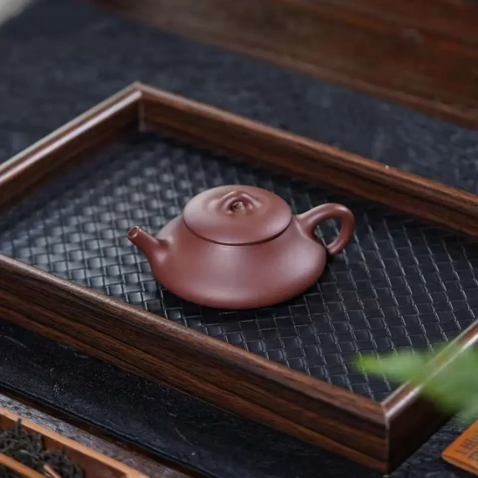 宜兴原矿紫泥手工纳瓢泡茶紫砂壶功夫茶具