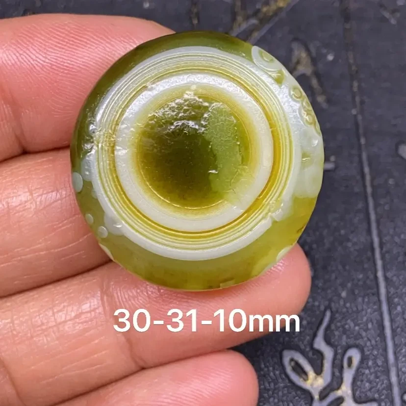 天然阿拉善石外蒙戈壁奇石缠丝眼睛石原石文玩配饰