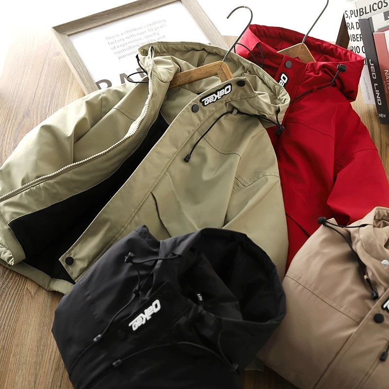 男童棉服外套冬装2024新款儿童连帽加绒加厚保暖棉衣中大童棉袄2