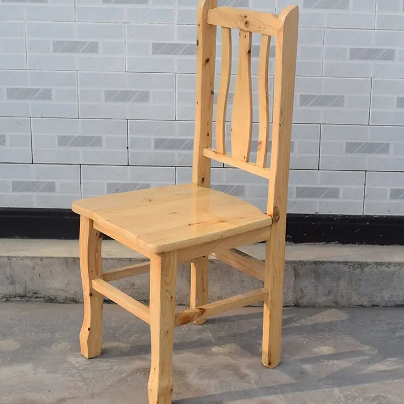 靠背椅全实木椅子凳子家用餐椅现代简约木质书桌椅中式餐厅餐桌椅