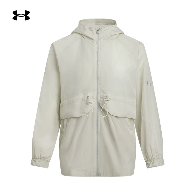 安德玛官方UA秋冬EF Crinkle Wvn女子梭织运动休闲外套6005994