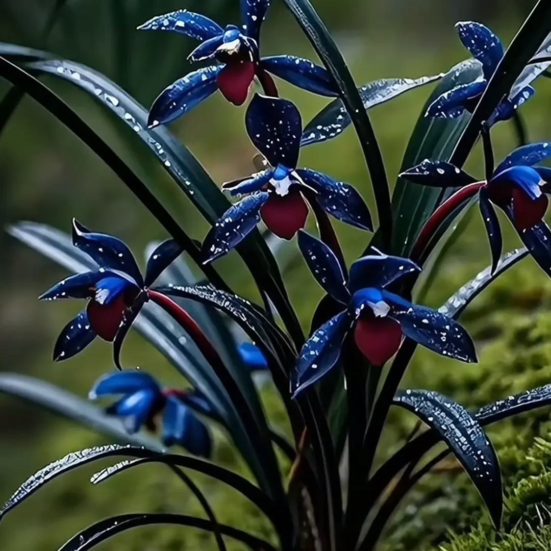 兰花浓香型客厅盆栽室内花卉绿植兰花苗产地直销带盆发货紫色兰花
