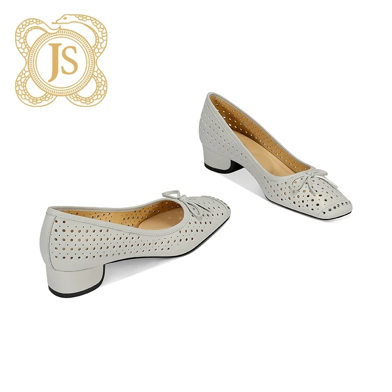 已开价，2769D525SD9白色舒适真皮软底高跟平底尖头低跟时尚单鞋