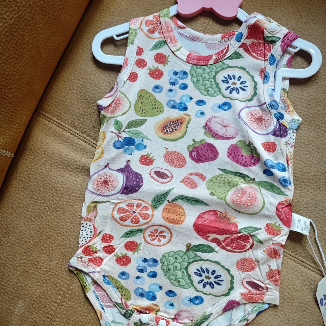 无袖A类夏季哈衣爬服女宝护肚优可丝包屁