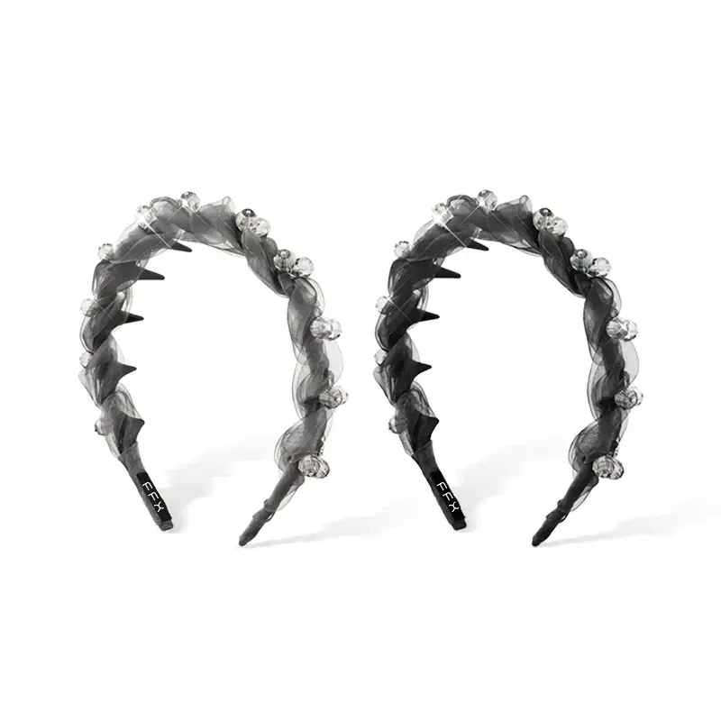 晨曦沙雾简约时尚齿梳发箍高级感蓬松高颅顶头箍百搭头饰发饰