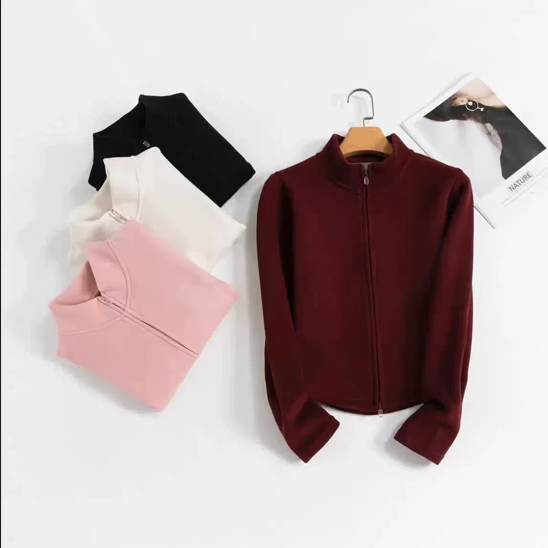 【与默认优选】秋冬新款石墨烯立领显瘦小蛮腰时尚女士外套