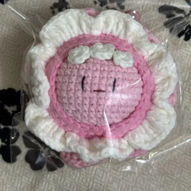 花花团子钥匙扣包包挂件手工diy钩针编织毛线成品礼物