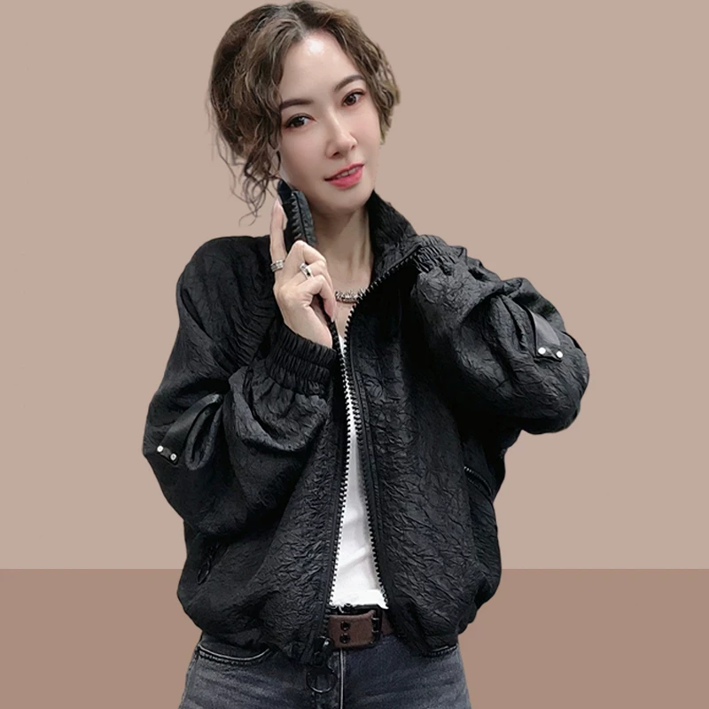 日本GP2025春秋季新款女士短外套爆款小个子短款上衣女装夹克冲锋