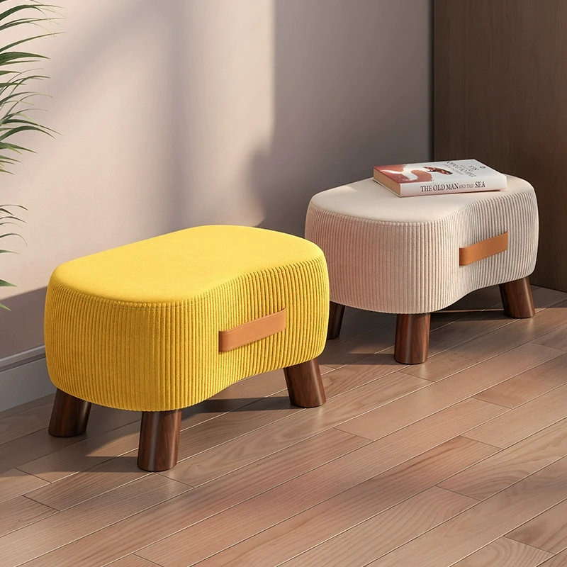 小凳子家用小板凳简约换鞋凳客厅沙发脚踏凳茶几小矮凳软包小椅子