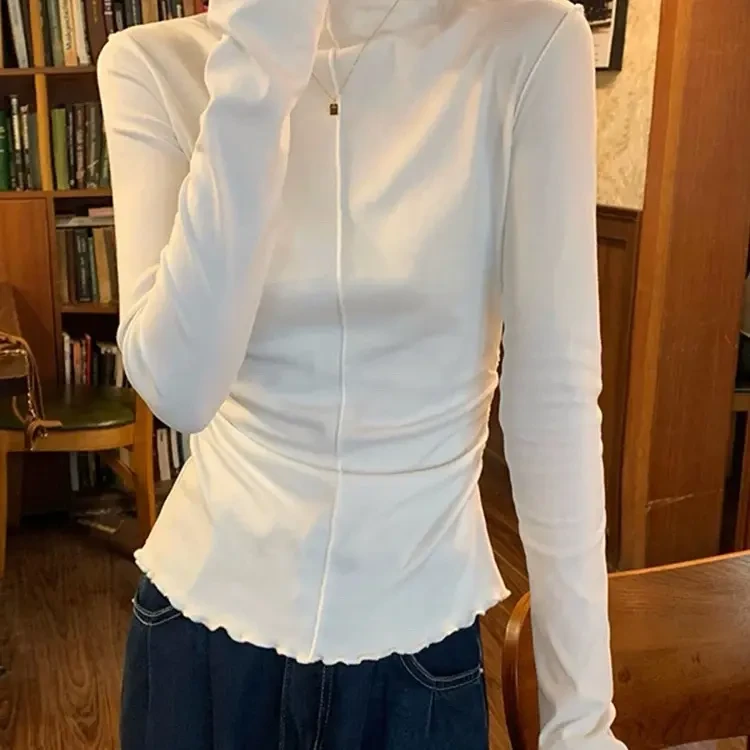 【蛋娘专属】A897薄款秋季女长袖纯色毛针织衫秋冬休闲针织打底衫