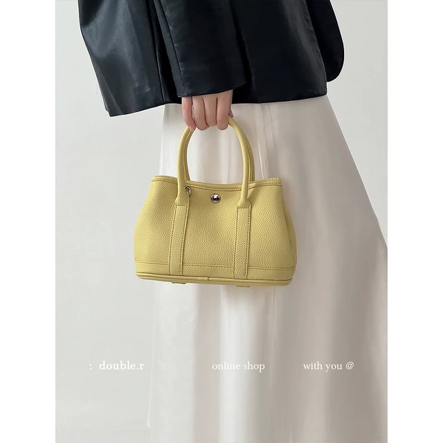 高配版·小瑞靓包 美丽人生 荔枝纹软皮手提包包女2025新款花园包