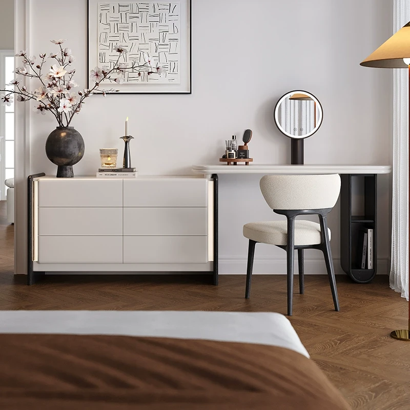 凡创佳品梳妆台斗柜一体卧室简约现代2025新款轻奢主卧收纳化妆桌