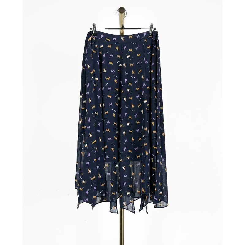 中年妈妈休闲洋气半身裙春夏新款裙子 若5533B