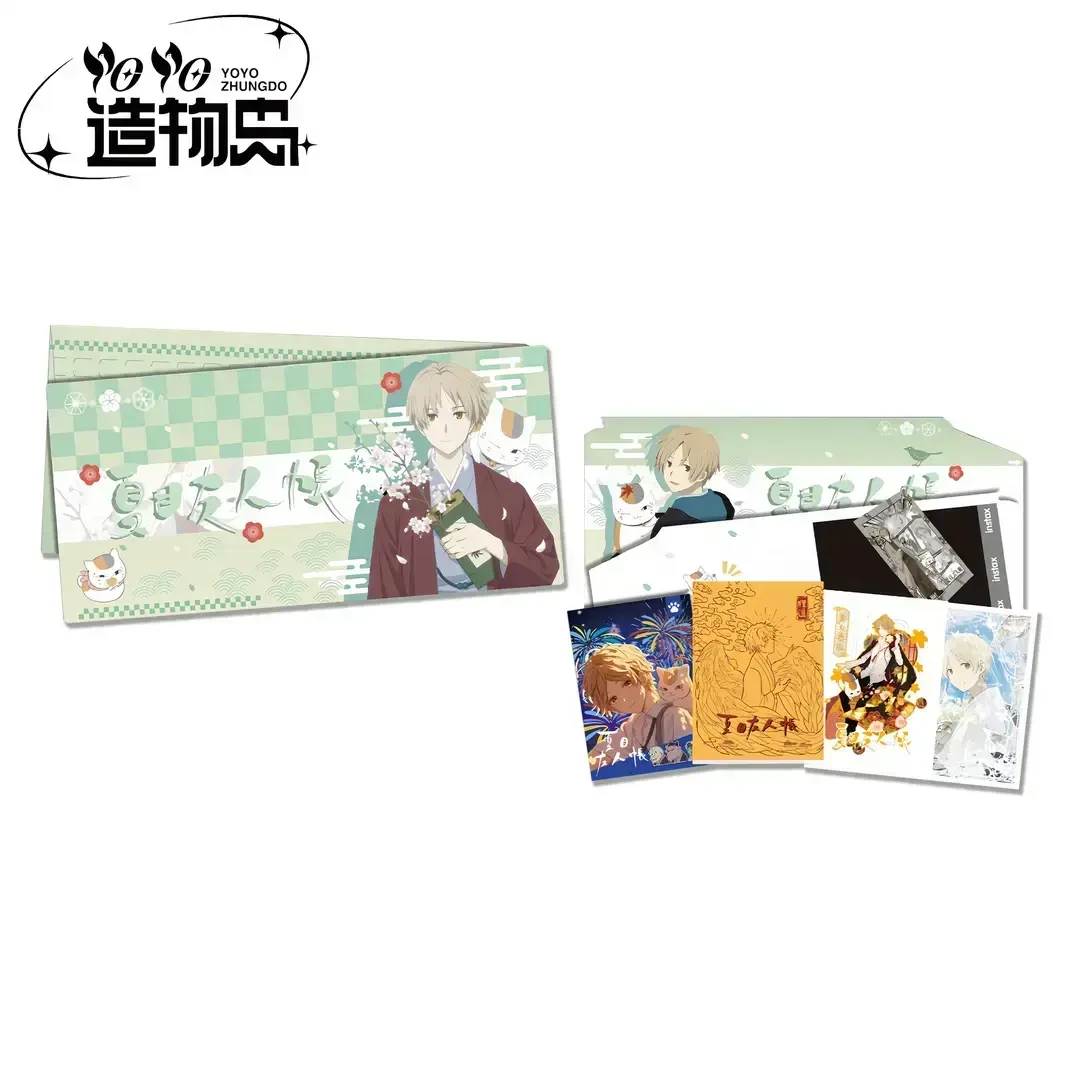 E【翻倍保底】造物岛夏目友人帐撕撕乐拍立得二创卡牌盲盒收藏周边