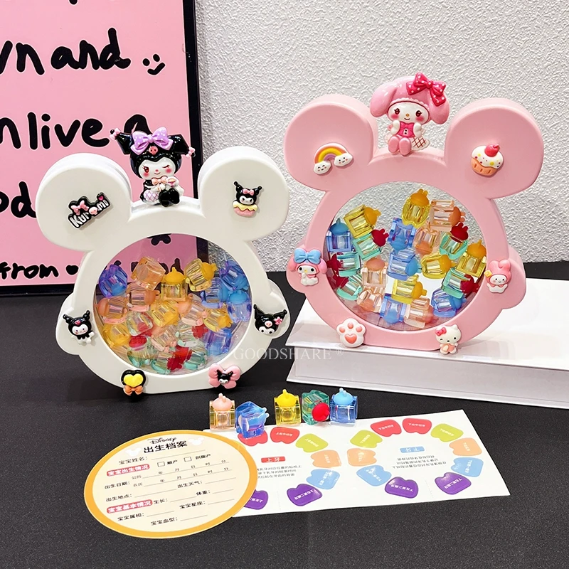 宝宝乳牙收纳盒可爱卡通库洛米儿童牙齿收藏盒女孩掉牙换牙纪念盒