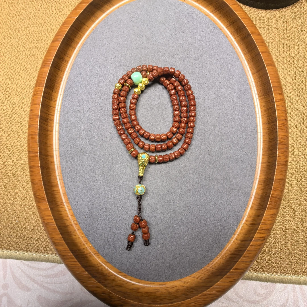 【新号开播涨粉福利】藏式直切小佛手108长串脖挂手串