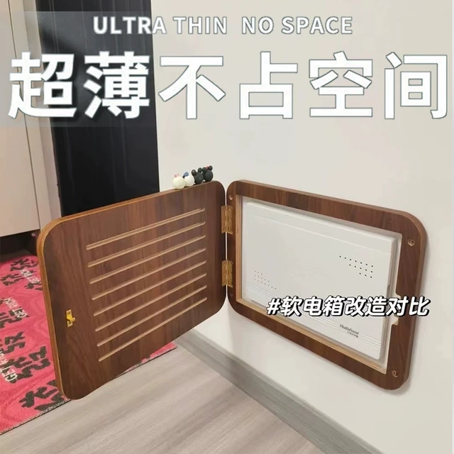 超薄款弱电箱遮挡光纤网线盒多媒体配电表箱装饰画地暖分水器遮丑