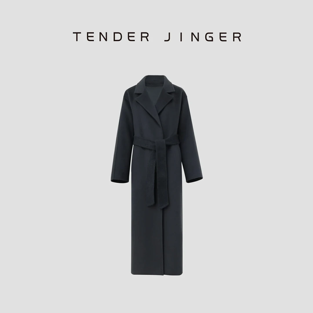 【专柜】2023秋冬双面呢系带大衣 T2309CSS371C