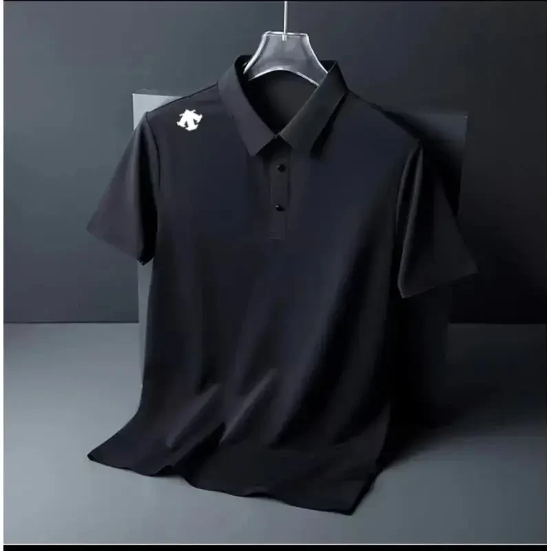 【专柜·海外撤柜】冰丝速干polo衫夏季新款男女同款清爽运动.