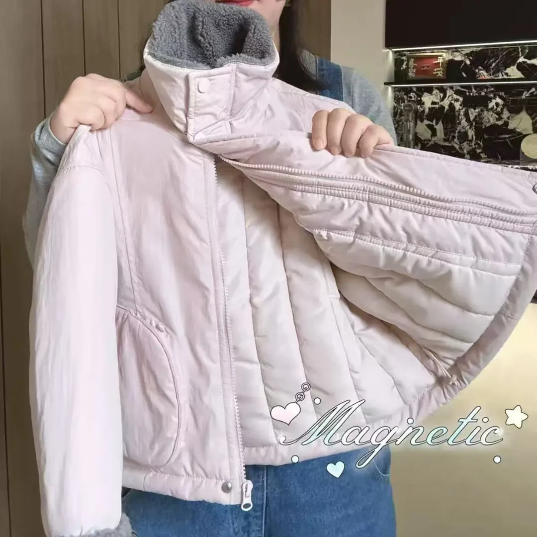 女童装秋冬棉衣加厚2025新款韩版中大童时尚棉袄儿童保暖女童外套