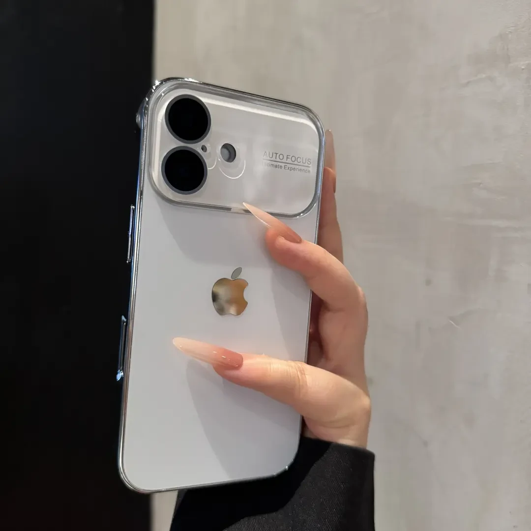 新款简约大视窗适用16promax手机壳高级iPhone15小众14时尚13