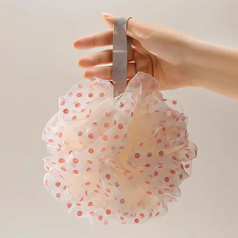 大号柔软洗澡球浴花球不易散浴花可爱款少女不散浴球花洗护