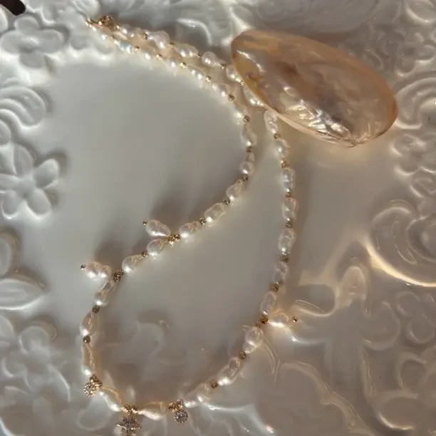 合金项链 超闪小葫芦锁骨链