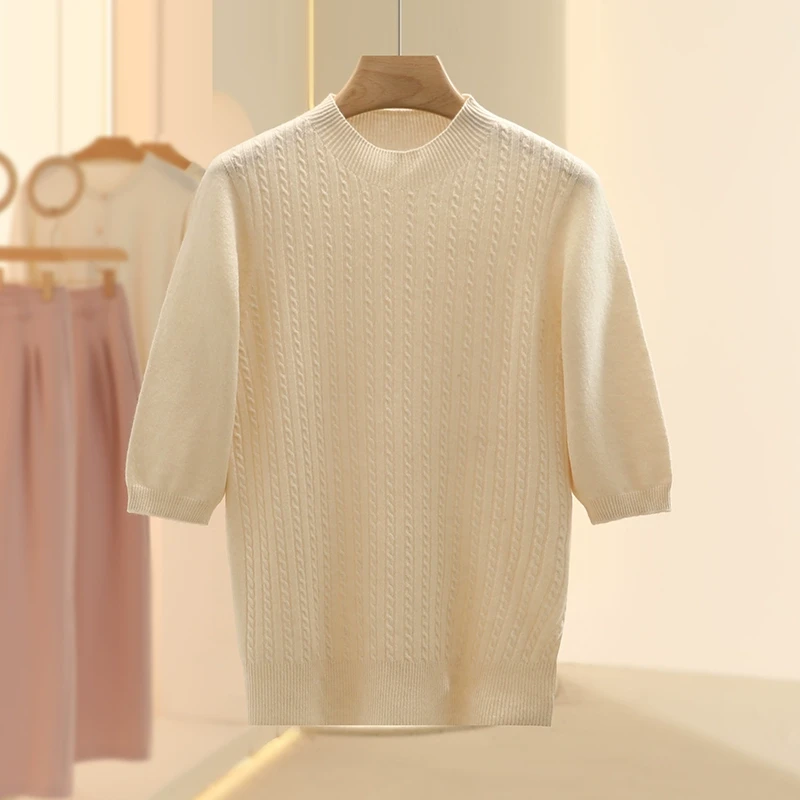 旗舰【E】100~绵羊毛软糯风小众上衣2025早春专柜撤柜品牌女装