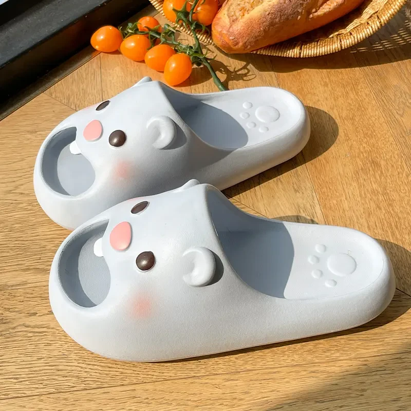 夏季新款小海狸凉拖鞋女外穿休闲百搭厚底防滑女生ins风学生拖鞋