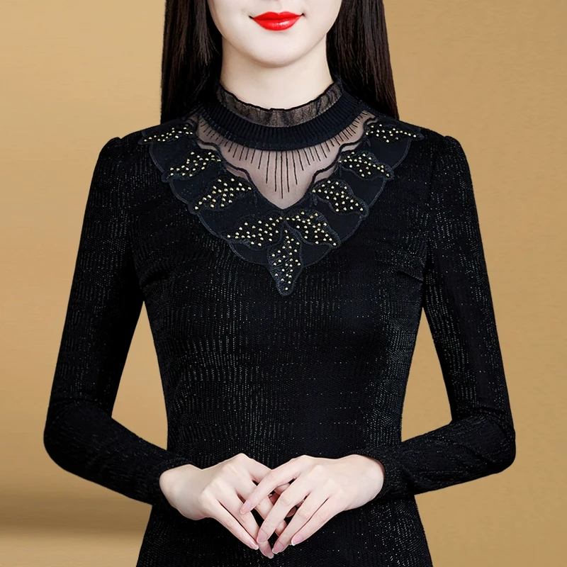 9643秋冬时尚上衣女长袖