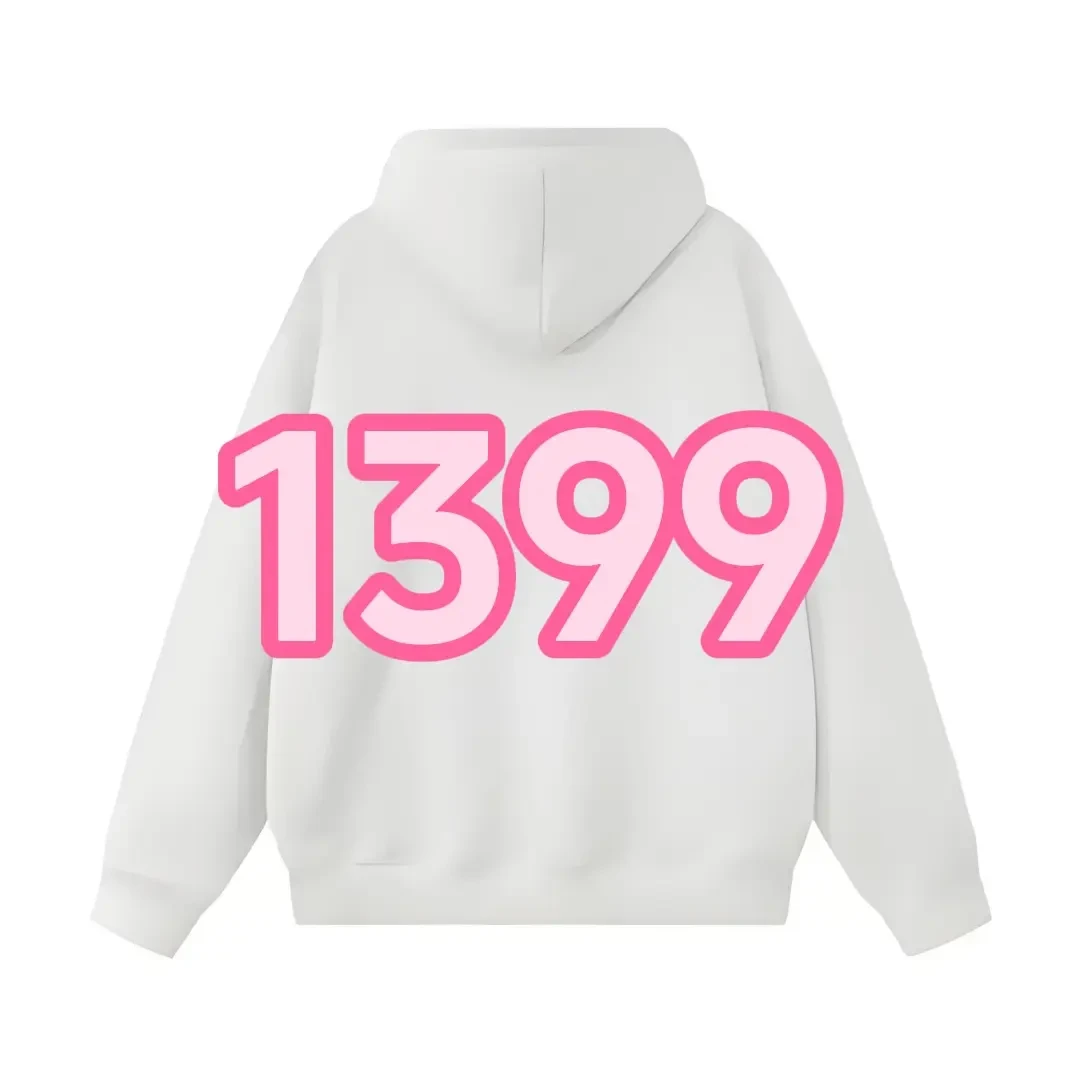 连帽宽松休闲卫衣男女同款秋季印花潮流百搭情侣装上衣套头衫