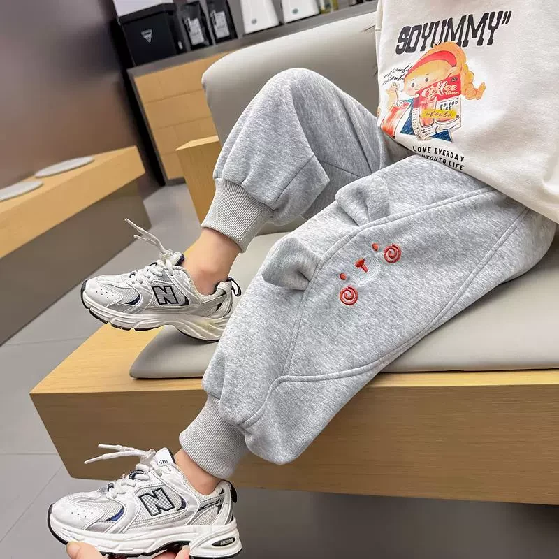 女童裤子春装2025新款洋气春秋儿童卫裤女孩运动裤宝宝秋季休闲裤