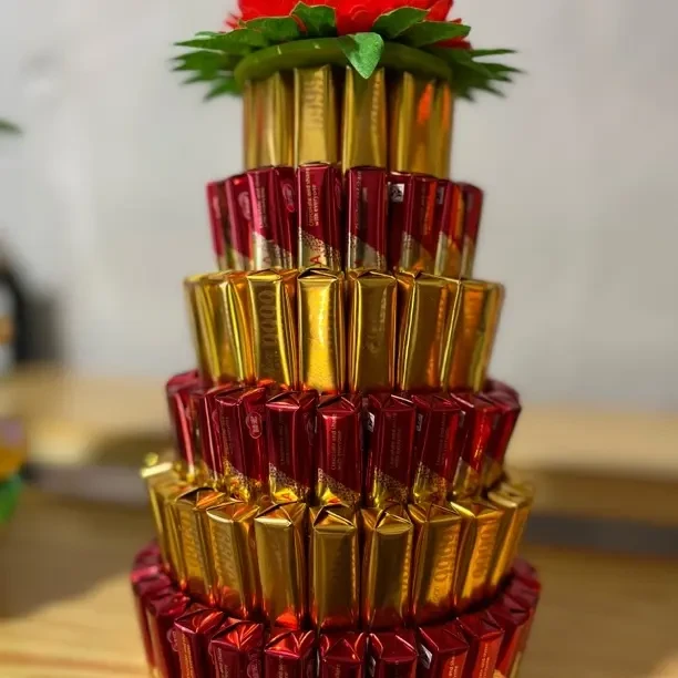 藏式手工供奉大号糖塔摆件