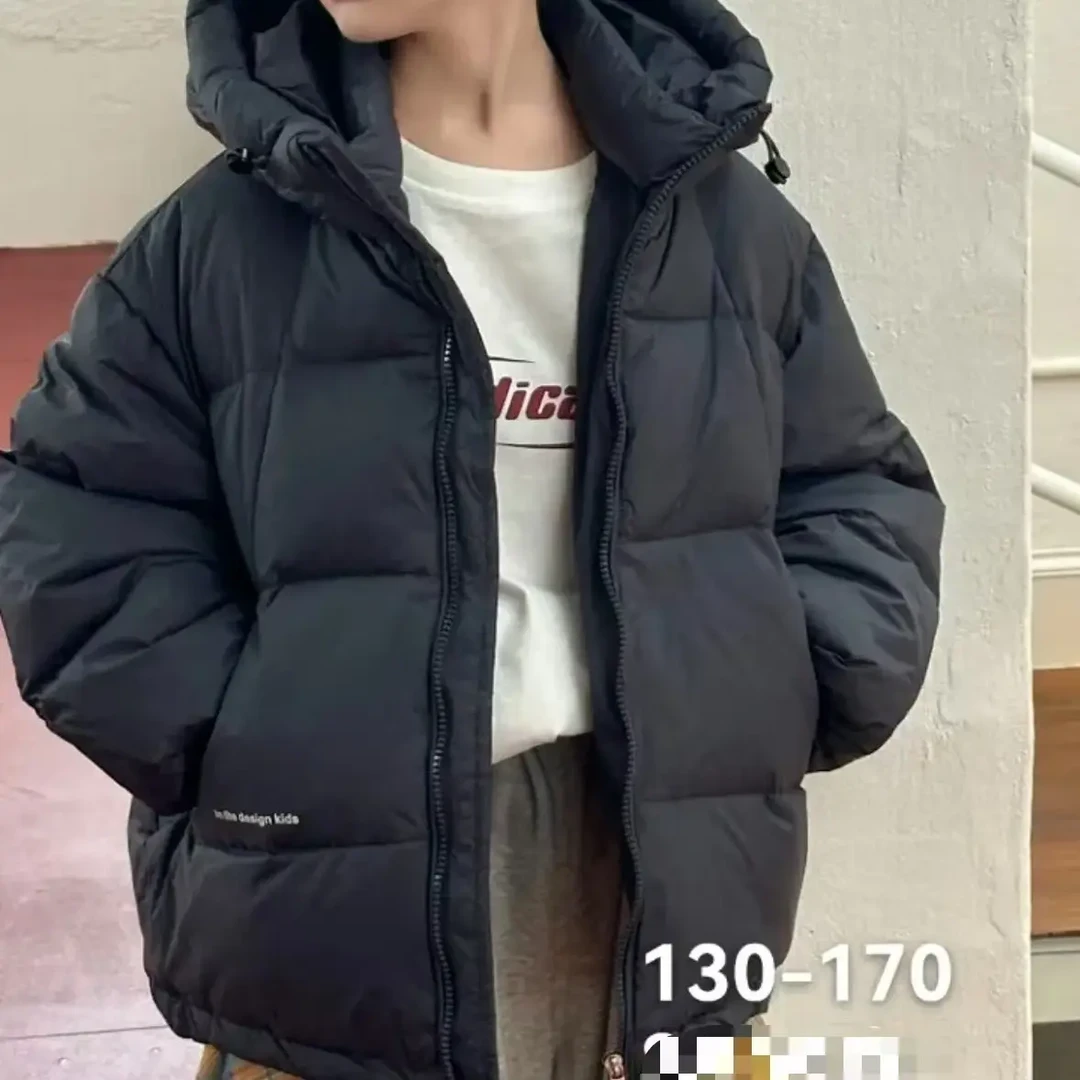 男童女童宝宝大童小童冬季加厚保暖洋气时尚羽绒外套冬