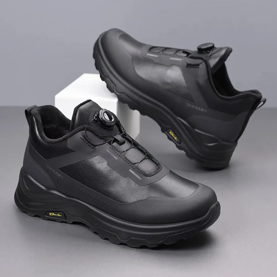 冬季新款男士高帮加绒运动休闲防滑保暖棉鞋