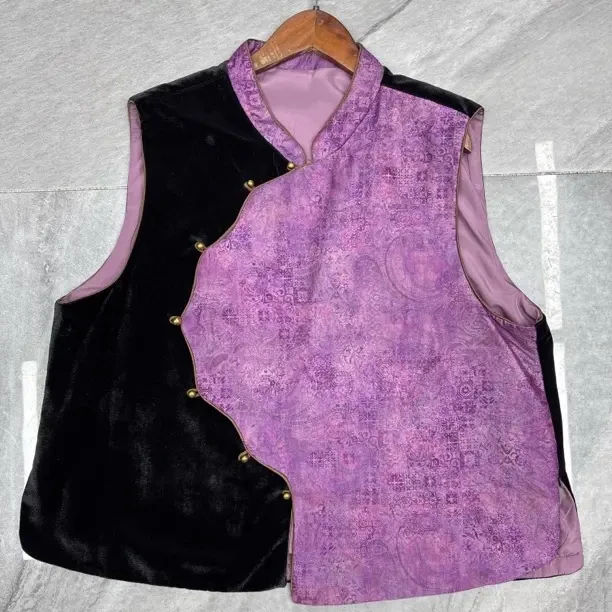 新中式国风拼设计秋季时尚马甲