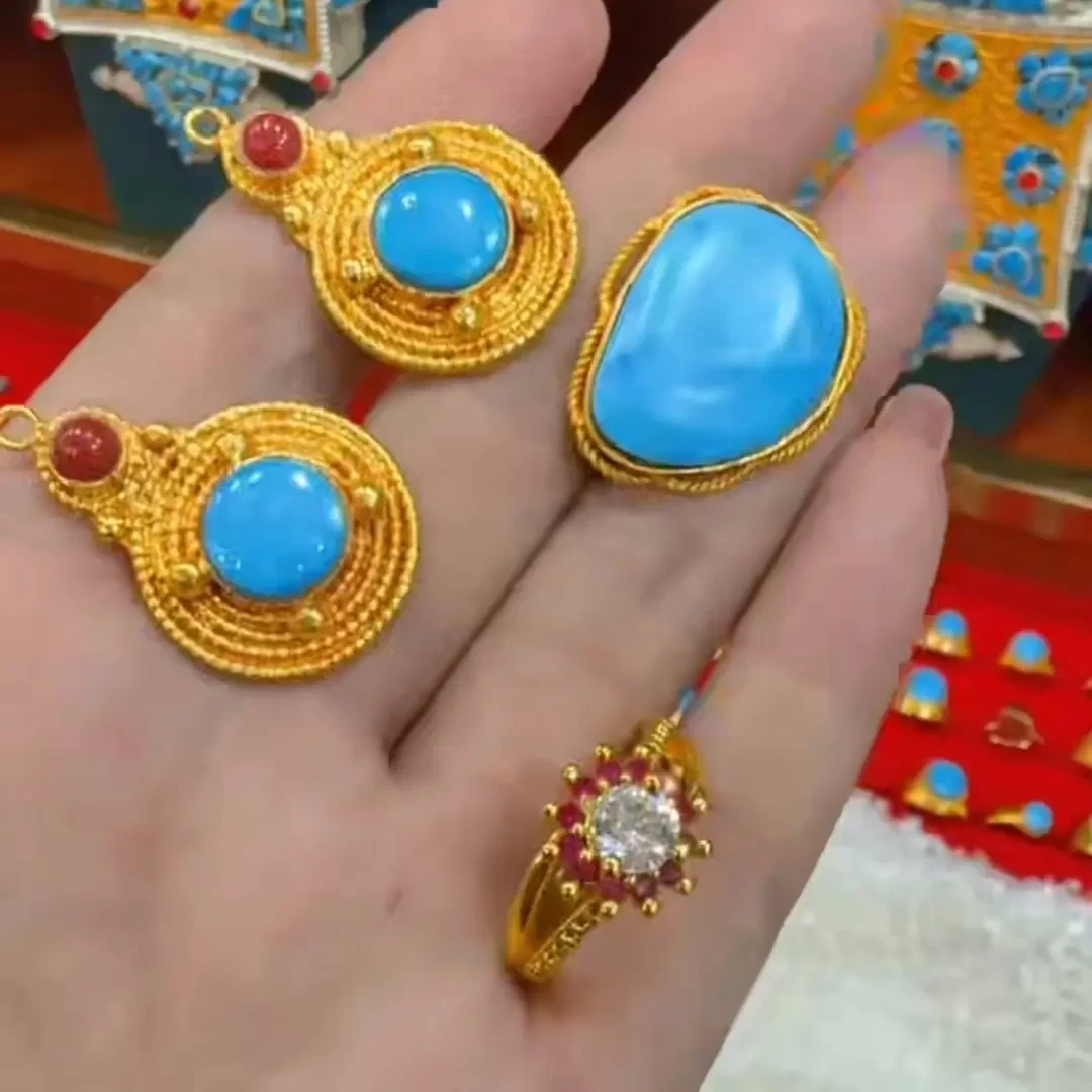 铜合金耳饰 活动价拍一发三复古宫廷欧美风铜合金女