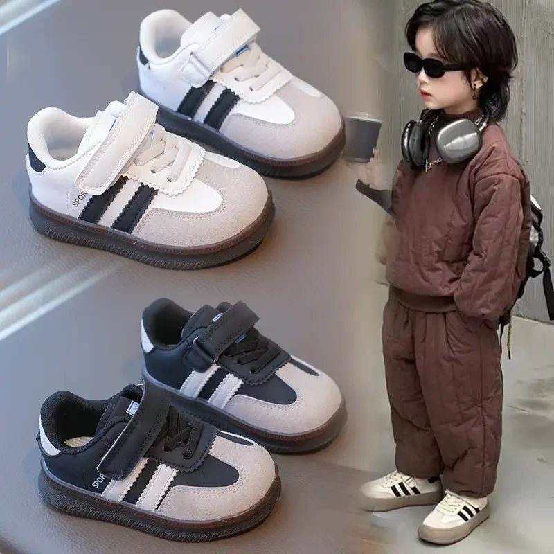 儿童鞋子男宝鞋2025新款爆款小男孩春秋款男童女童幼儿园休闲板鞋