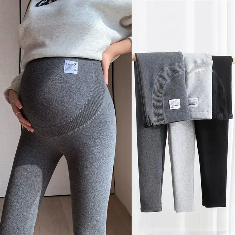 纯棉孕妇裤秋冬款加绒加厚孕妇打底裤孕妇托腹裤保暖孕妇裤孕妇装