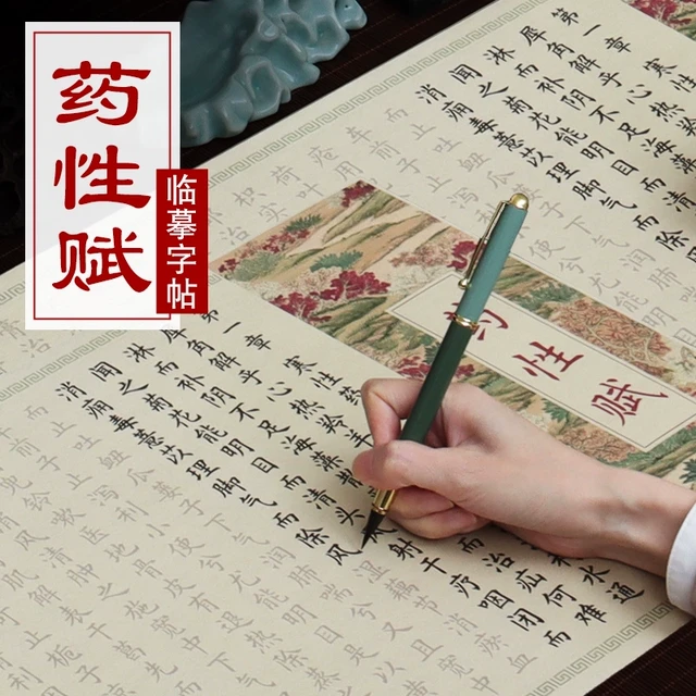 药性赋小楷临摹字帖欧体楷书长卷黄帝内经素问大医精诚中医经典字