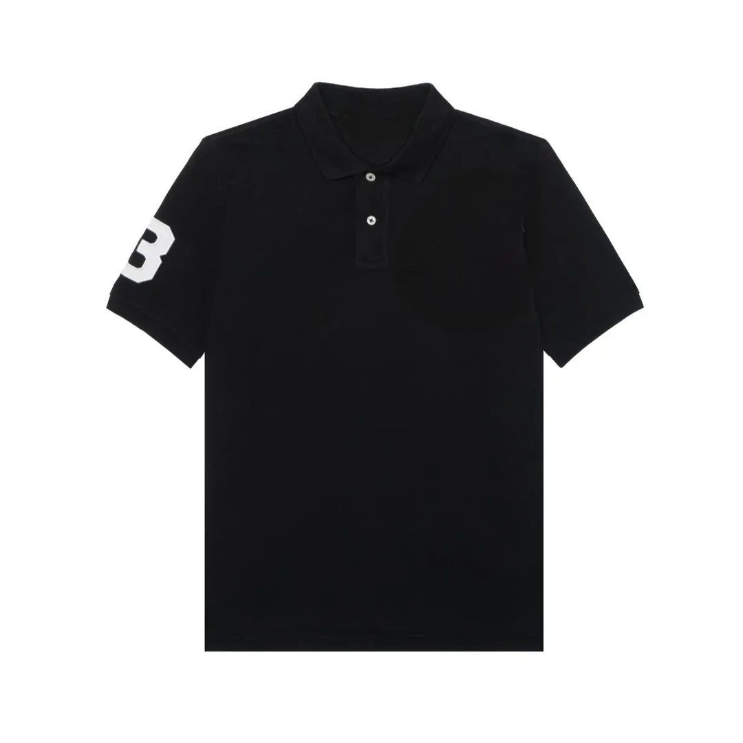 骑马打棒球美式复古VINTAGE宽松翻领刺绣POLO衫短袖【复刻】