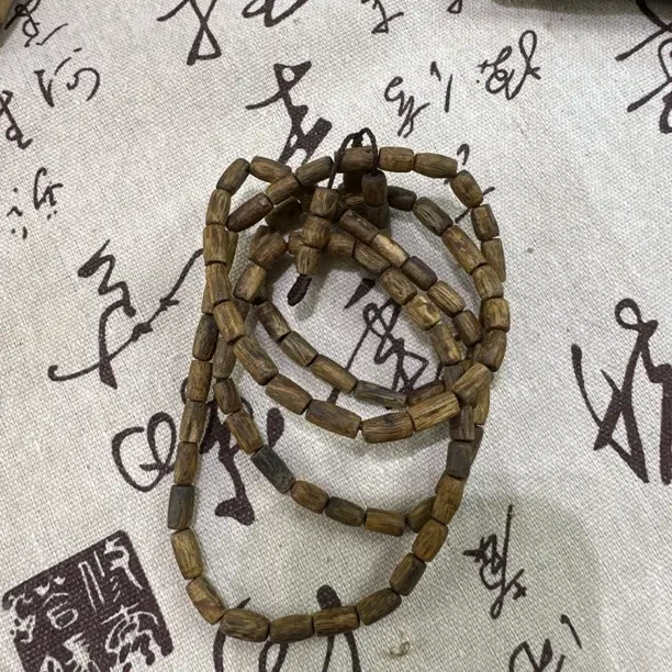 沉香随形桶珠多圈手串级香韵多样性发一