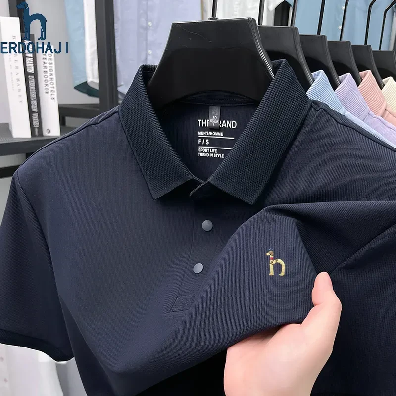 奥特莱斯撤柜丨专柜正品2025夏季新款短袖t恤男士休闲翻领Polo衫