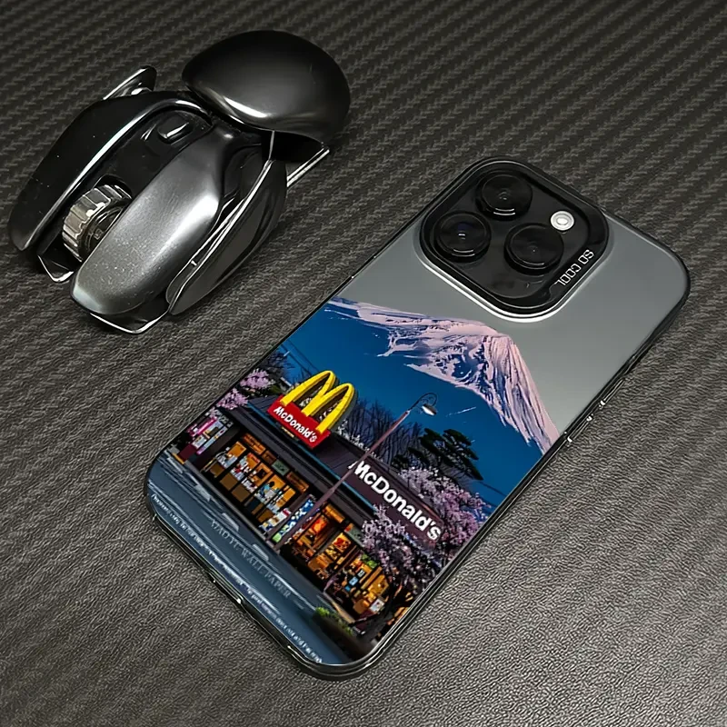 M记金山适用于苹果15promax手机壳新款iphone16唯美14/13/12防摔