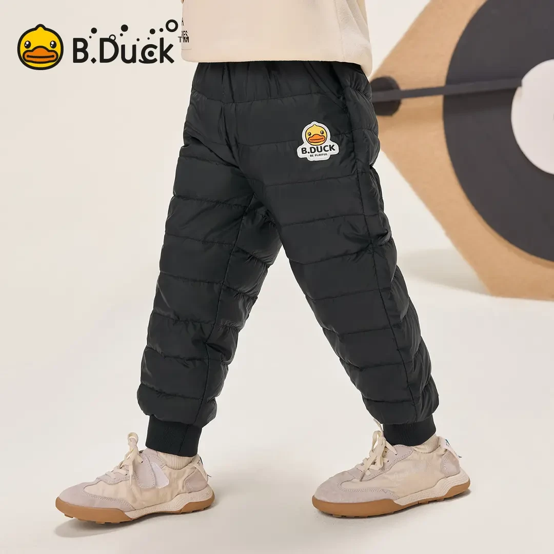 B.Duck小黄鸭儿童防风保暖休束脚长裤冬季新款男童长裤 BF5557917